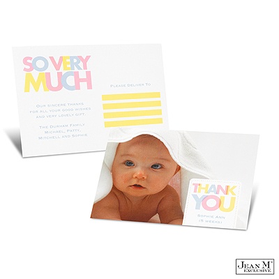 Oh Baby Thank You Postcard