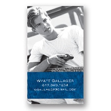 Banded Photo Graduation Calling Card
