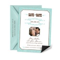 Vintage Details Photo Save the Date Magnet