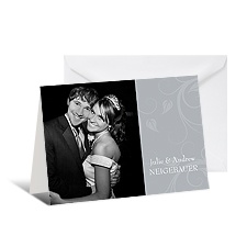 Delicate Vines Photo Note Card and Envelope