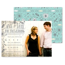 Artistic Doodles Photo Save the Date