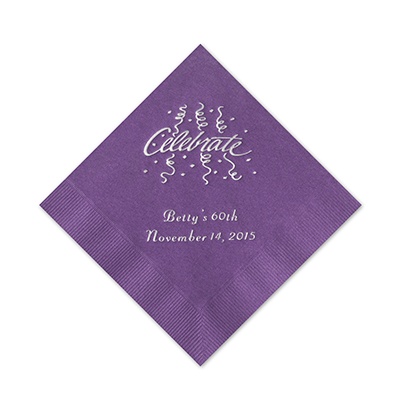 Purple Napkins