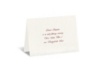 Love Never Fails Reception Card