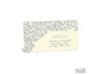 Vintage Damask Reception Card - Stainless