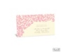 Vintage Damask Reception Card - Salmon