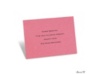 Hot Pink Shimmer Reception Card