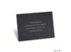 Black Shimmer Reception Card