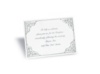 Silver Opulence Reception Card