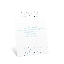 Pretty Dots Reception Card