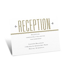 Led By Love Reception Card