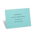 Aqua Shimmer Reception Card