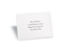 White Shimmer Reception Card