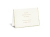 Gilded Edges Reception Card