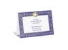 Regal Bar and Bat Mitzvah Reception Card