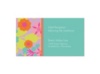Tropical Floral Reception Card