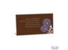 Whimsical Floral Reception Card - Lilac