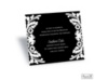 Dramatic Damask Reception Card