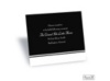 Colorful Monogram Reception Card