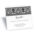 Band of Damask Reception Card