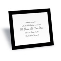 Bold Border Reception Card