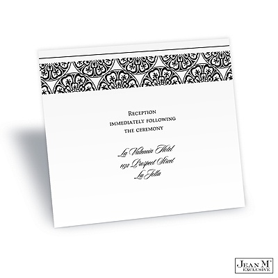 Kaleidoscope Floral Reception Card