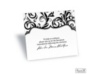Damask Crest Reception Card