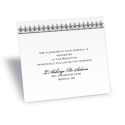 Ornate Monogram Reception Card