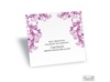 Layered Filigree Monogram Reception Card - Amethyst
