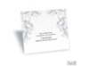 Layered Filigree Monogram Reception Card - Stainless