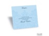 Two-Tone Damask Background Reception Card - Cornflower