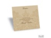 Two-Tone Damask Background Reception Card - Champagne