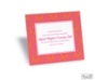 Two-Color Damask Reception Card - Fuchsia and Poppy