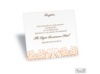 Mod Medallion Reception Card - Champagne