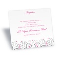 Mod Medallion Reception Card - White