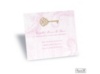 Key to My Heart Reception Card - Bubble Gum