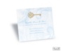 Key to My Heart Reception Card - Cornflower