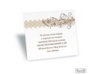 Blossoming Monogram Reception Card - Champagne