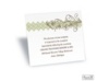 Blossoming Monogram Reception Card - Olive