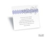 Blossoming Monogram Reception Card - Orchid