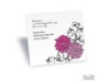 Retro Posies Reception Card - Bubble Gum