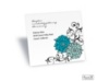 Retro Posies Reception Card - Palm