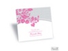 Garden Trellis Reception Card - Fuchsia
