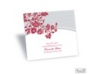 Garden Trellis Reception Card - Merlot