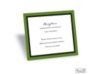 Bold Double Border Reception Card - Cloverleaf