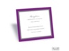 Bold Double Border Reception Card - Grapevine