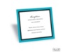 Bold Double Border Reception Card - Palm