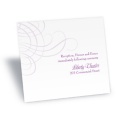 Swirling Filigree Reception Card - Grapevine