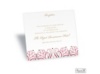 Mod Medallion Reception Card - Merlot