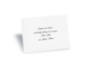 White Reception Card