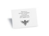 Embellished Crest Reception Card